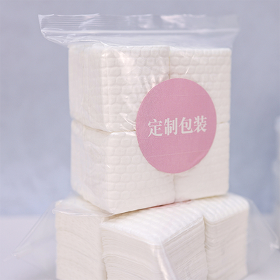500Pcs/Bag Lint Free Nail Pads OEM Square Cotton Pads For Nails Polish Remover