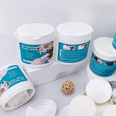 Harga yang bagus Pembersih Gigi Anjing Disesuaikan Wipes Nonwoven Gigi Bersih Finger Pad on line