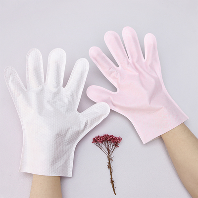 Good price Nonwoven Disposable Dog Washing Gloves White Pink Disposable Pet Cleaning Gloves online