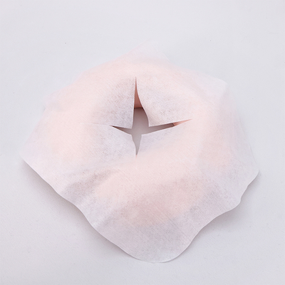 White Nonwoven Massage Headrest Covers OEM ODM Disposable Face Rest Covers