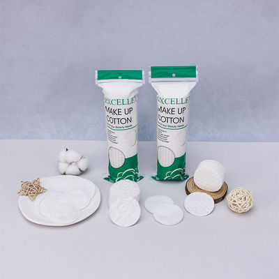 Harga yang bagus 100pcs/Kotak Bantalan Kapas Kosmetik ODM Penghapus Riasan Sekali Pakai on line