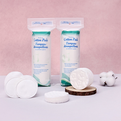 Good price 58mm Bamboo Makeup Remover Pads Customized Exfoliating Cotton Pads online