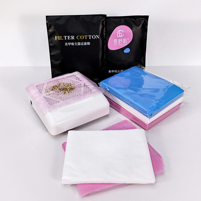 Pink Blue Nail Vacuum Cleaner Filter Cotton 100pcs/Bag Or 200pcs/Bag