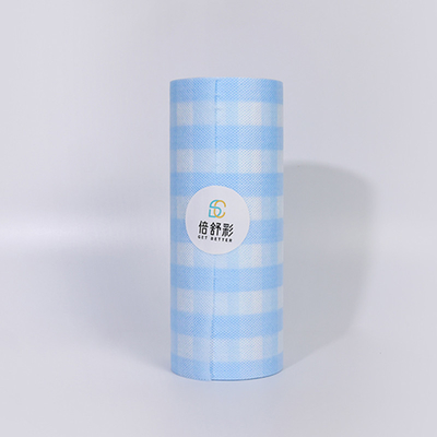 ODM Blue Disposable Dish Cloths On A Roll Nonwoven Disposable Washcloths For Dishes