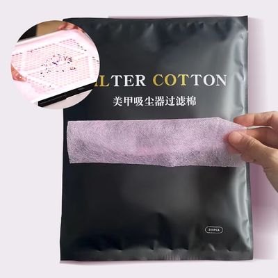 Harga yang bagus Kertas Filter Debu Seni Kuku Nonwoven Kecantikan Filter Katun Untuk Pengumpul Debu Kuku on line