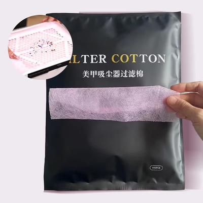 Good price Nail Art Dust Filter Paper Nonwoven Beauty Filter Cotton For Nail Dust Collector online