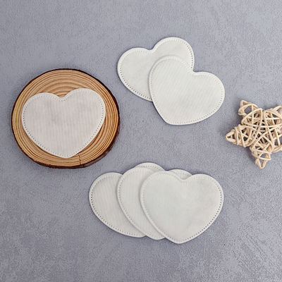 Goede prijs. OEM Milieuvriendelijke Hartvormige Katoenen Watjes Wegwerpbaar Biologisch Afbreekbaar Make-up Remover Pads online