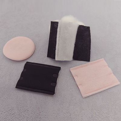 OEM Premium Organic Disposable Facial Cosmetic Pure Cotton Pads Makeup Remover Pad Black Cotton Pad